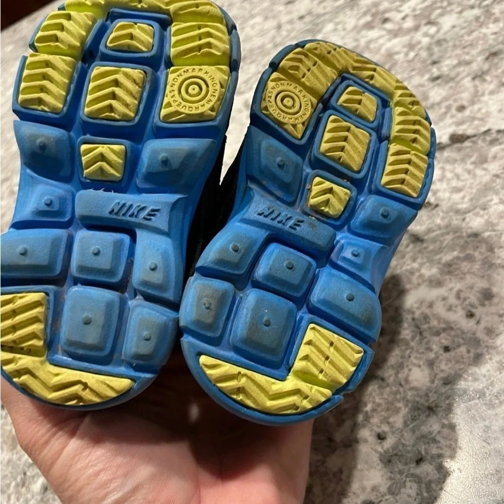Nike Black and Blue toddler Sneakers